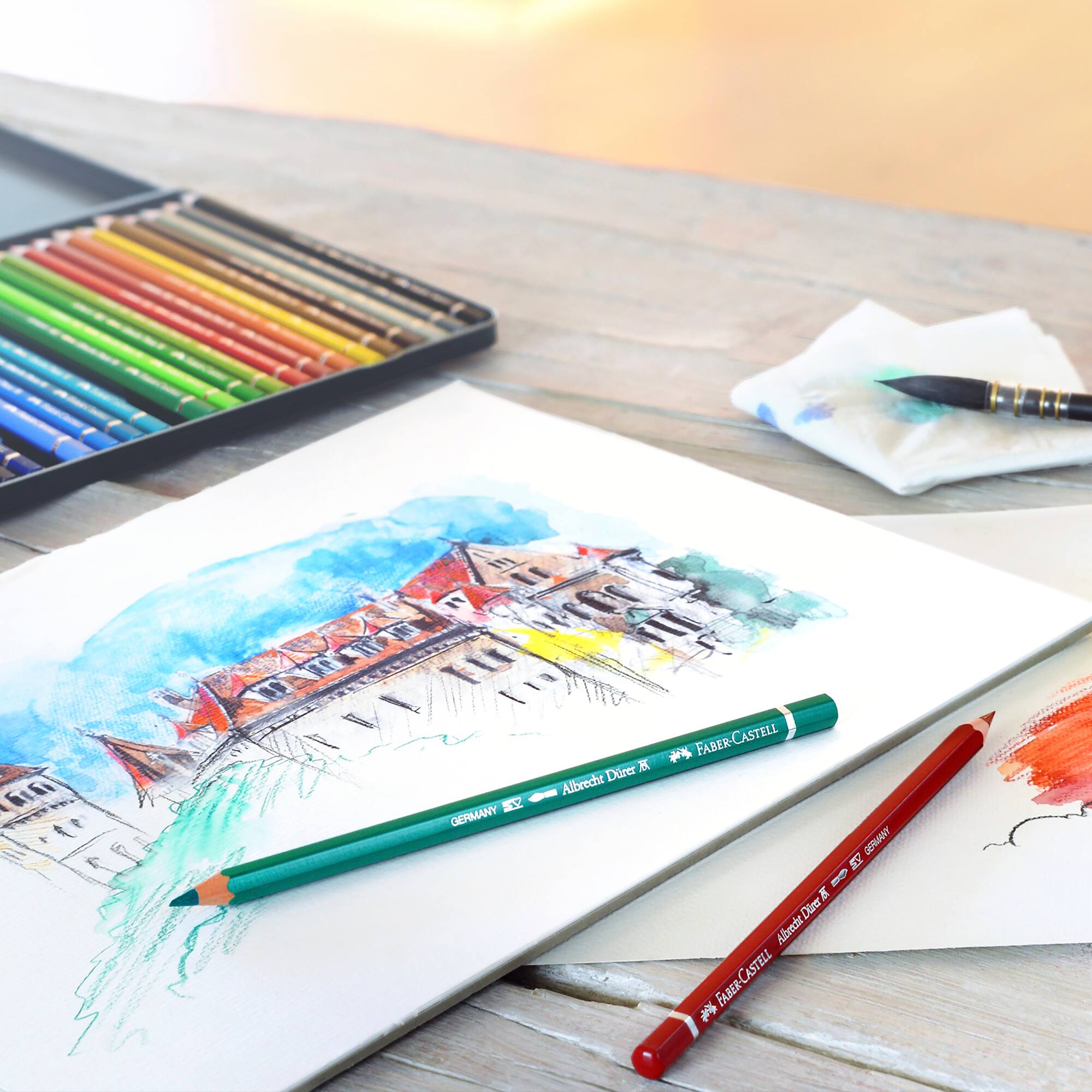 Faber-Castell Albrecht Durer 24 Color Watercolor Pencil Set